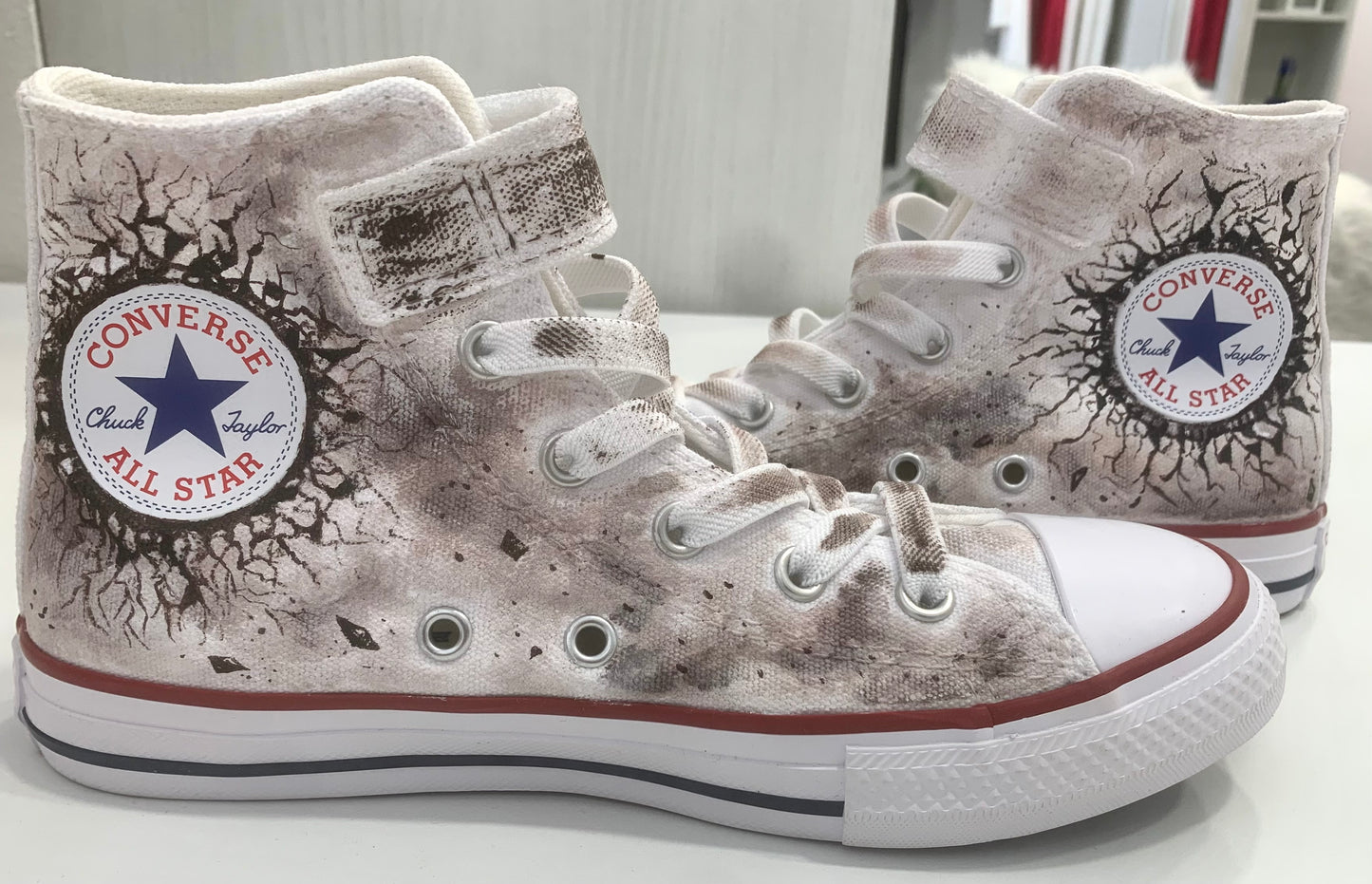 Scarpe personalizzate dipinte a mano