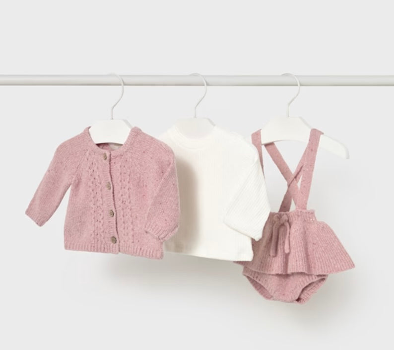Set 3 pezzi in tricot