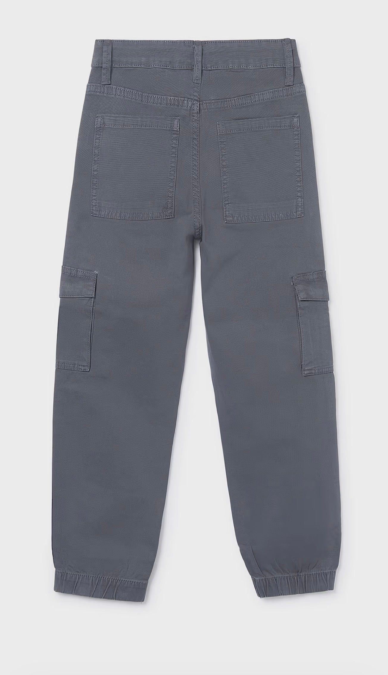 Pantalone Cargo Bambino Grigio con Tasche Laterali
