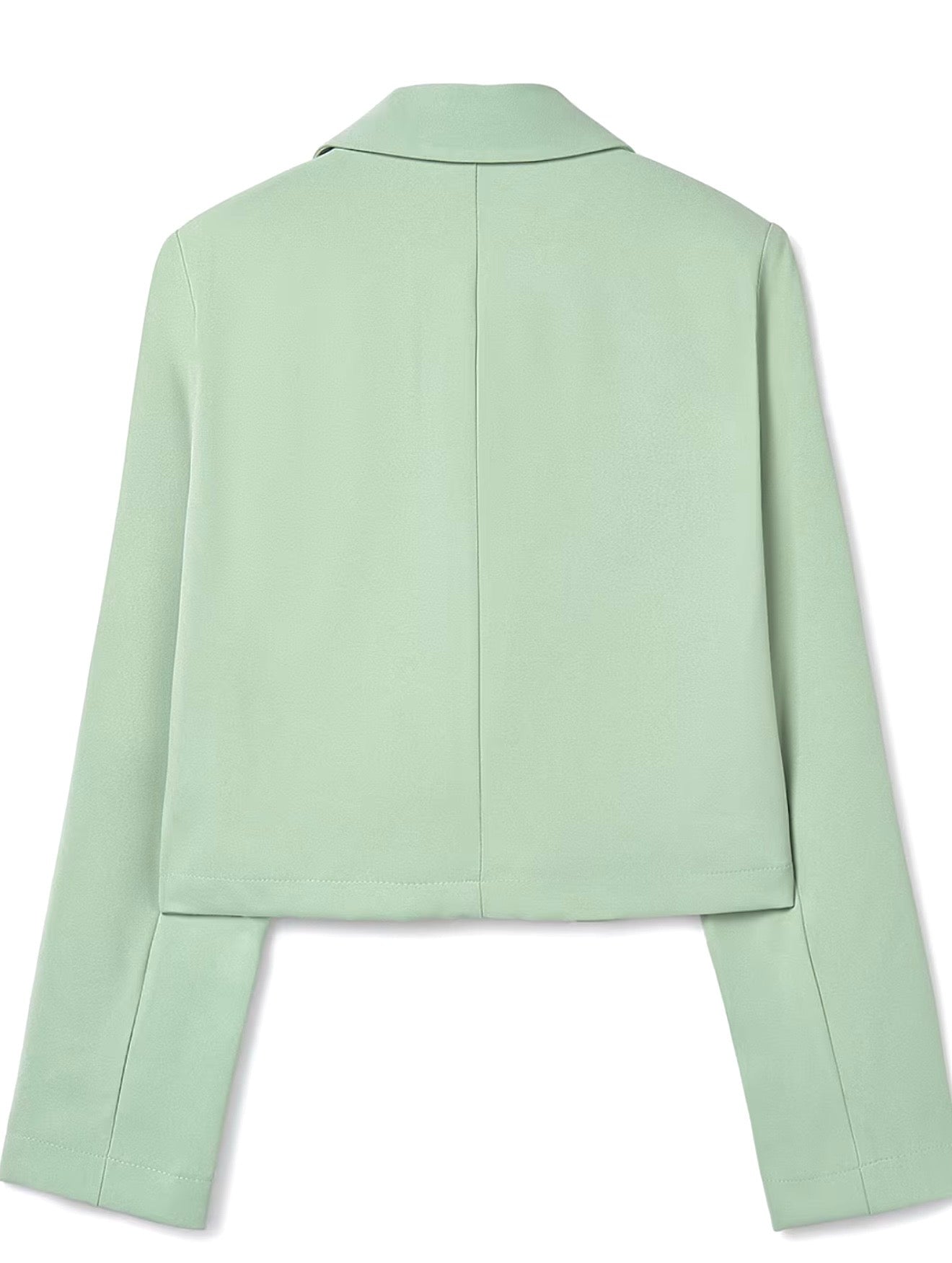 Giacca bambina verde salvia Mayoral – Blazer elegante cropped