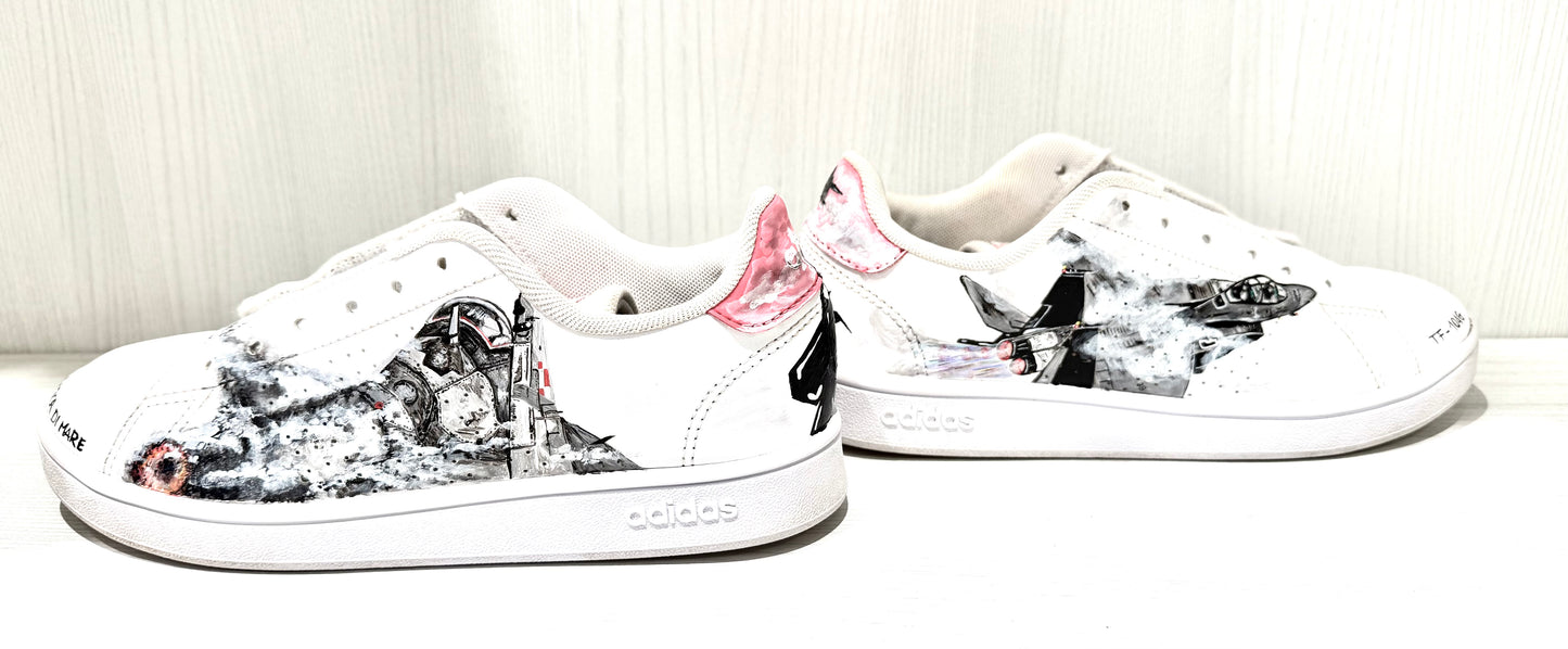 Scarpe personalizzate dipinte a mano