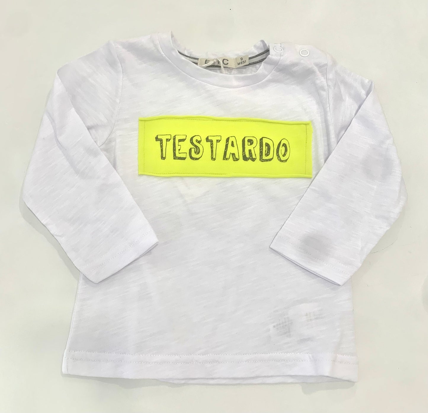 T shirt manica lunga in cotone