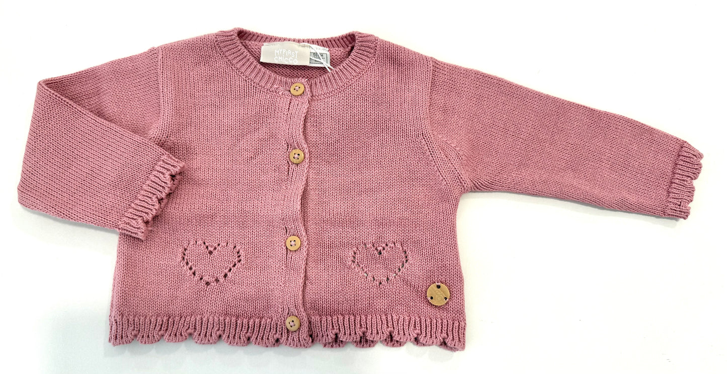 Cardigan in tricot