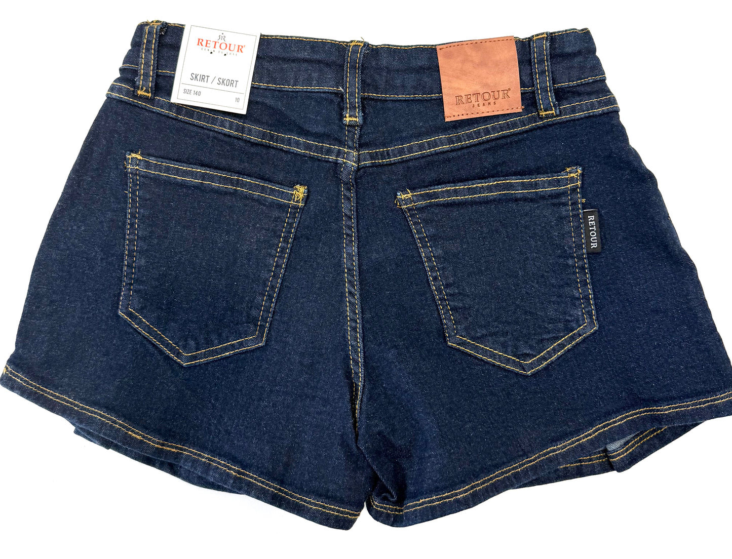 Gonna pantalone in denim