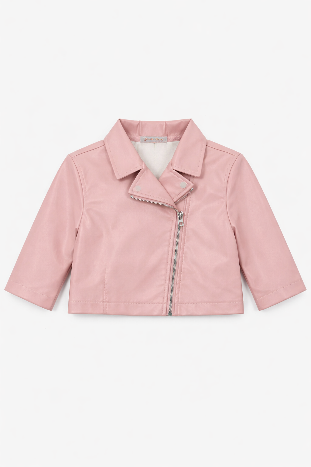 Giubbino rosa ecopelle