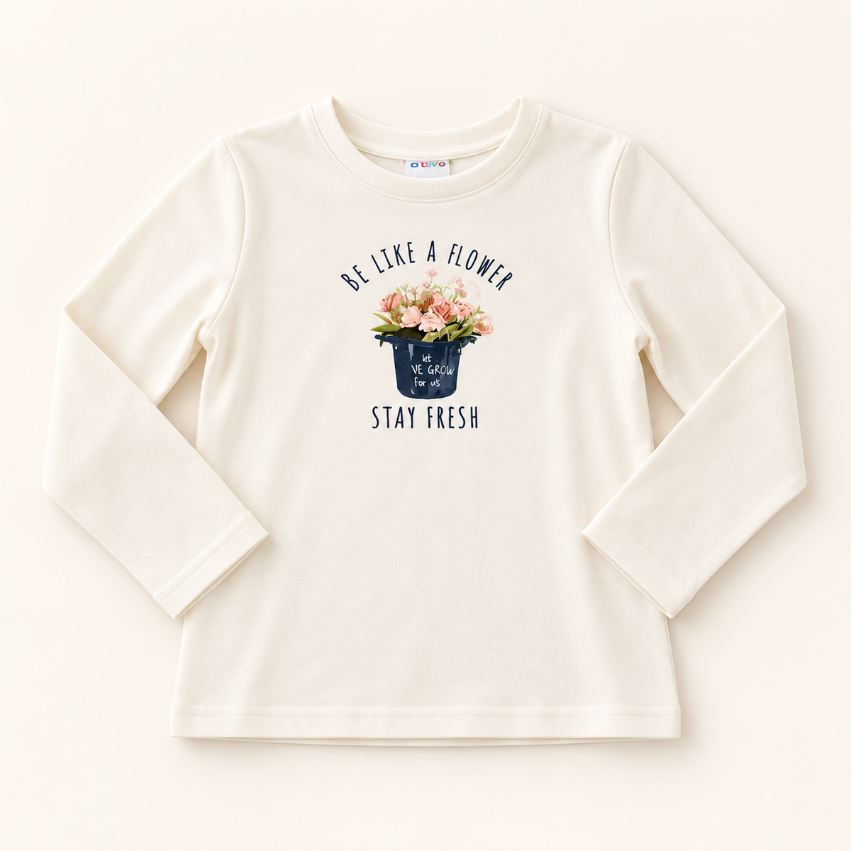 Maglia bambina panna