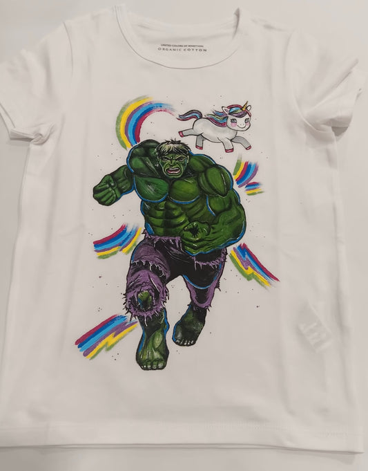 T shirt dipinta a mano