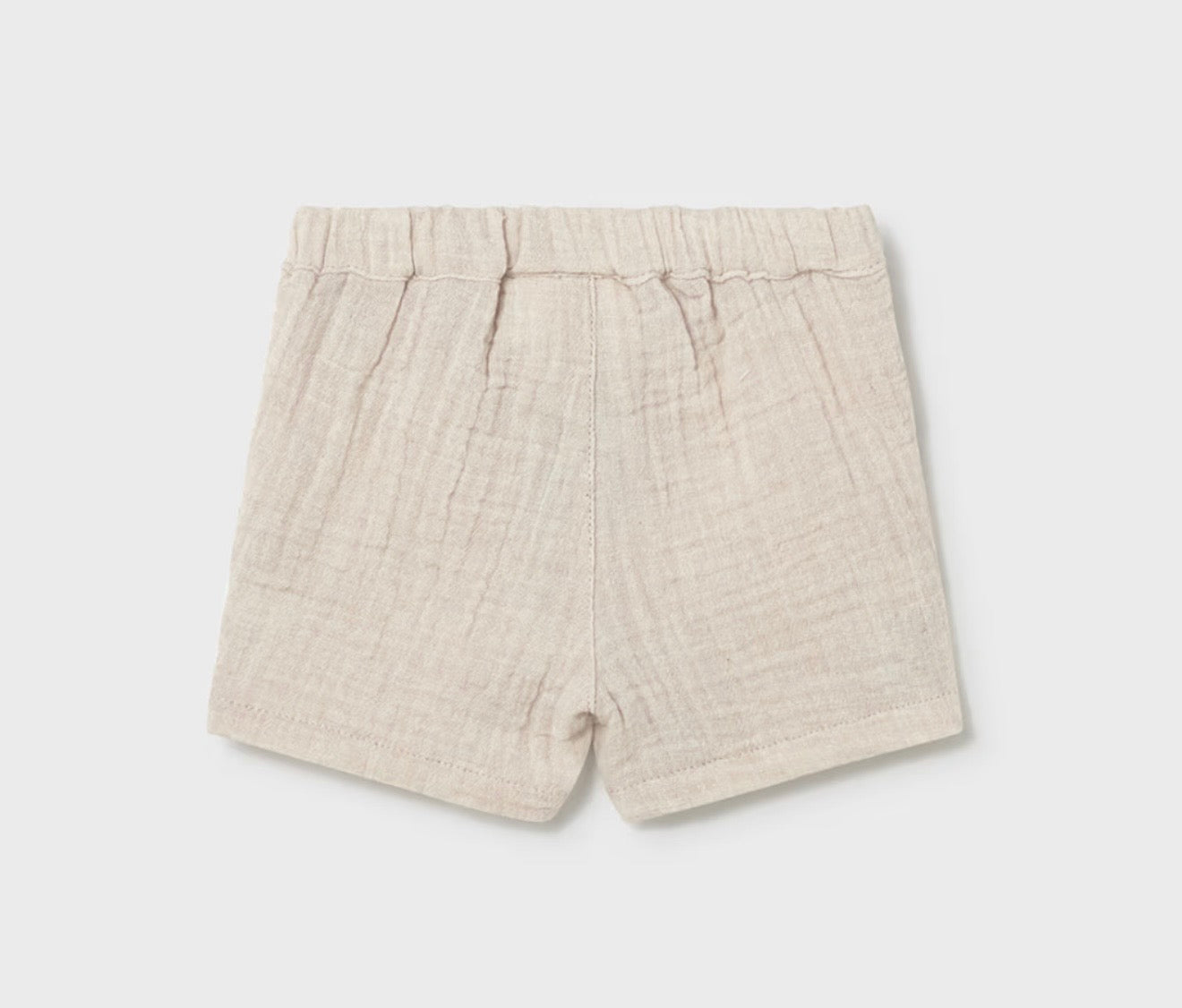 Completo neonato 3 pezzi beige naturale