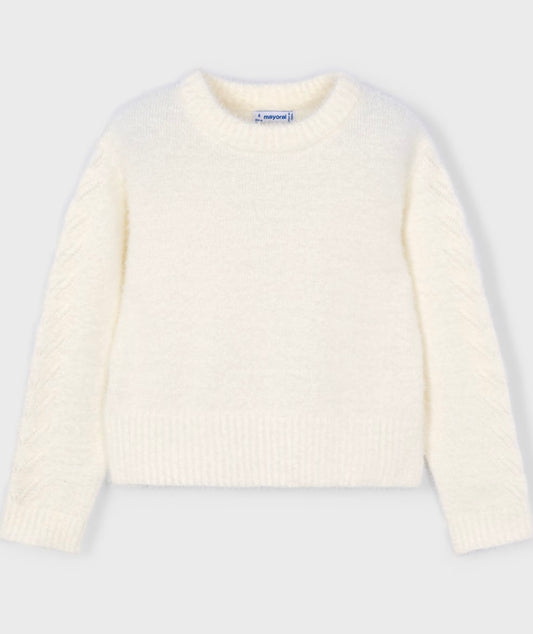 Maglione in morbida pelliccia
