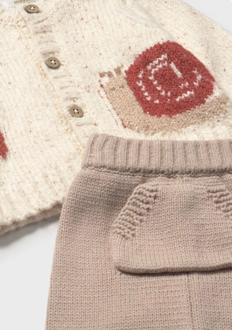 Set 3 pezzi in tricot
