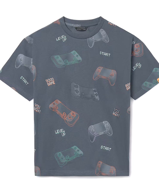 T-shirt bambino stampa videogame