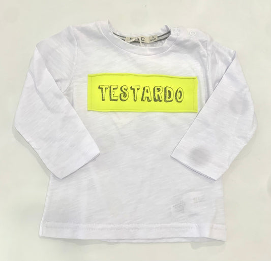 T shirt manica lunga in cotone