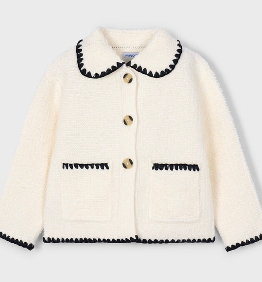 Cardigan in tricot
