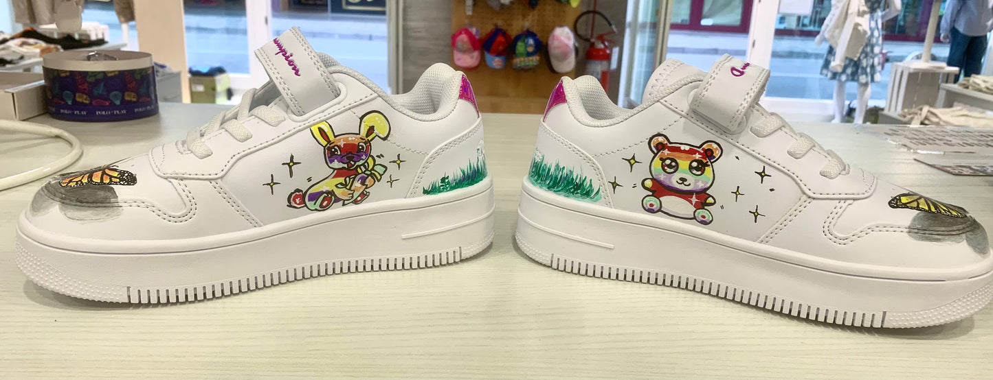 Scarpe personalizzate dipinte a mano