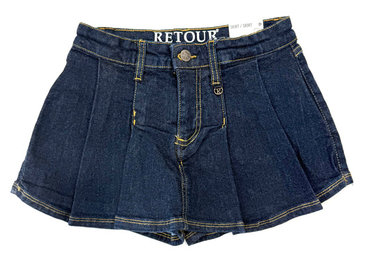Gonna pantalone in denim
