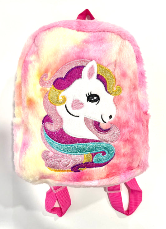 Zaino unicorno in peluche