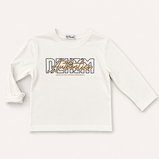 Maglia Bambino Manica Lunga in Caldo Cotone
