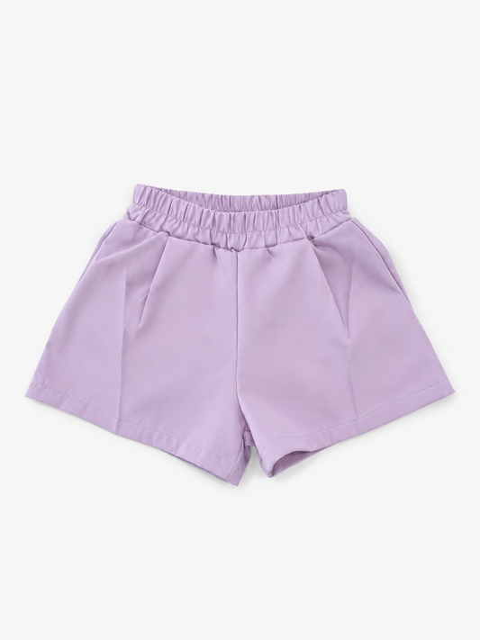 Shorts bambina color lilla